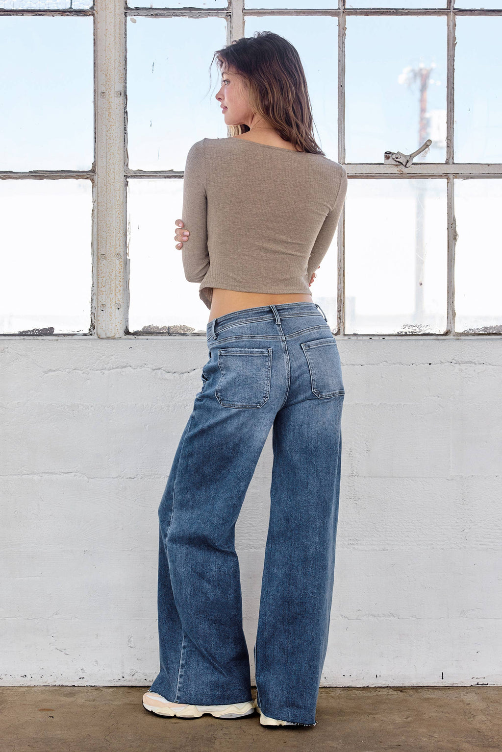 The Unwind Relaxed Wide Leg Jeans