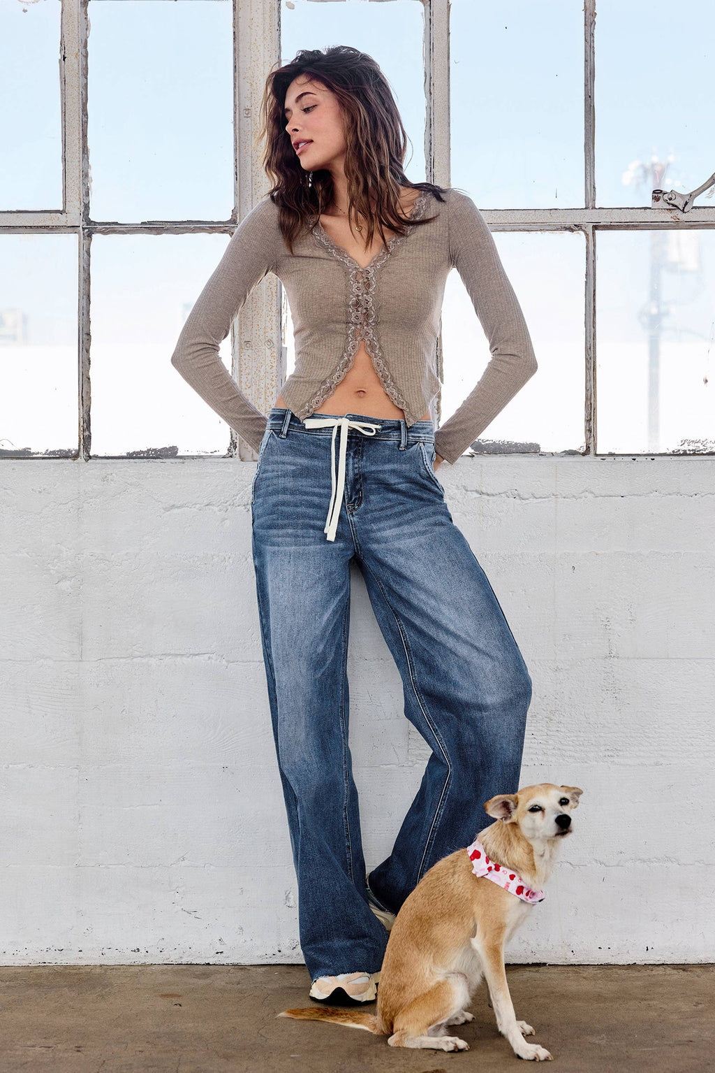 The Unwind Relaxed Wide Leg Jeans