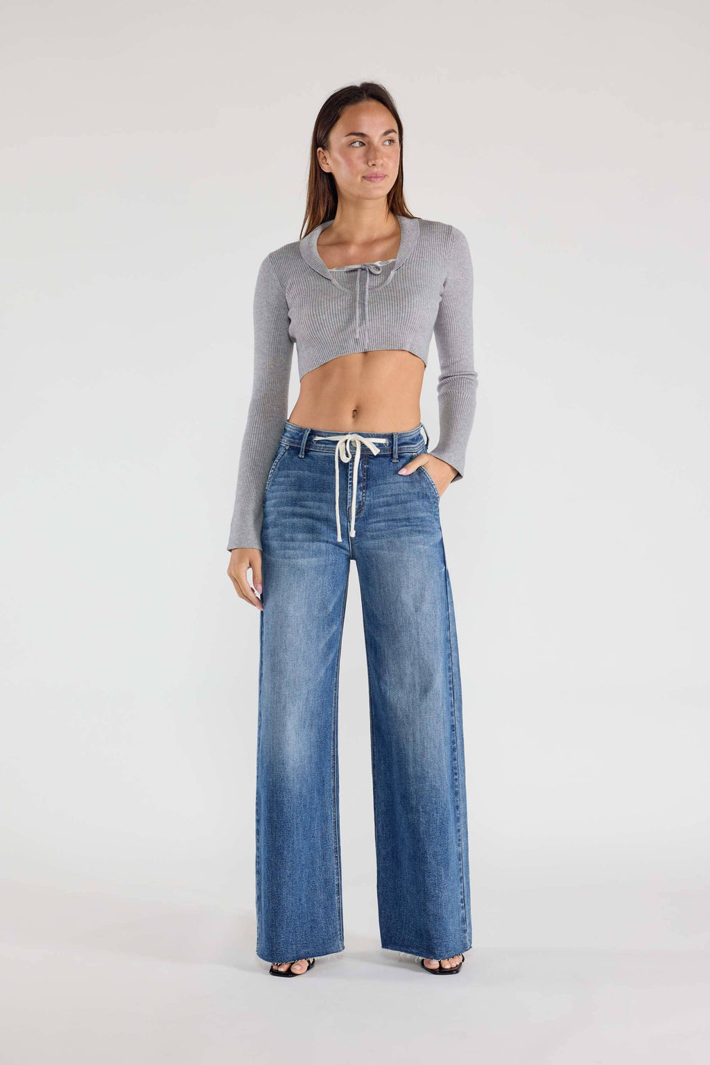 The Unwind Relaxed Wide Leg Jeans