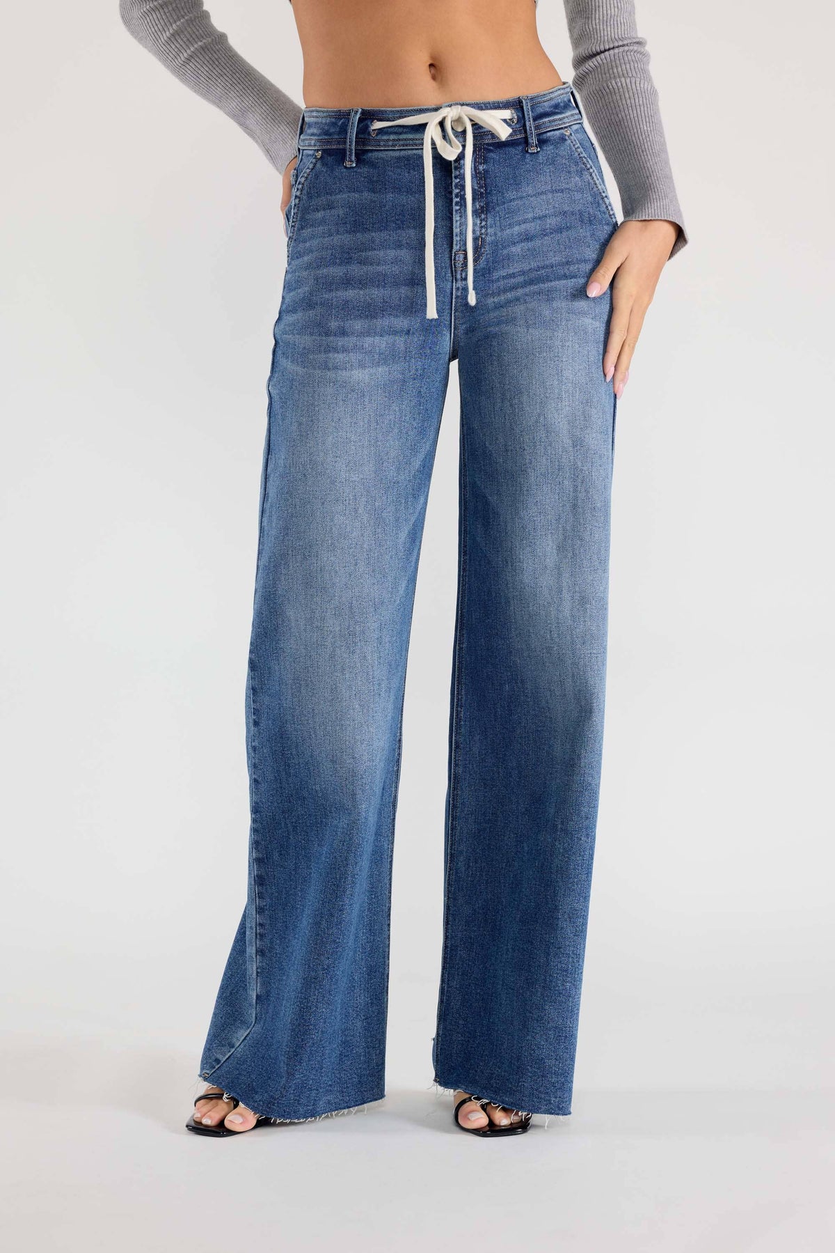 The Unwind Relaxed Wide Leg Jeans