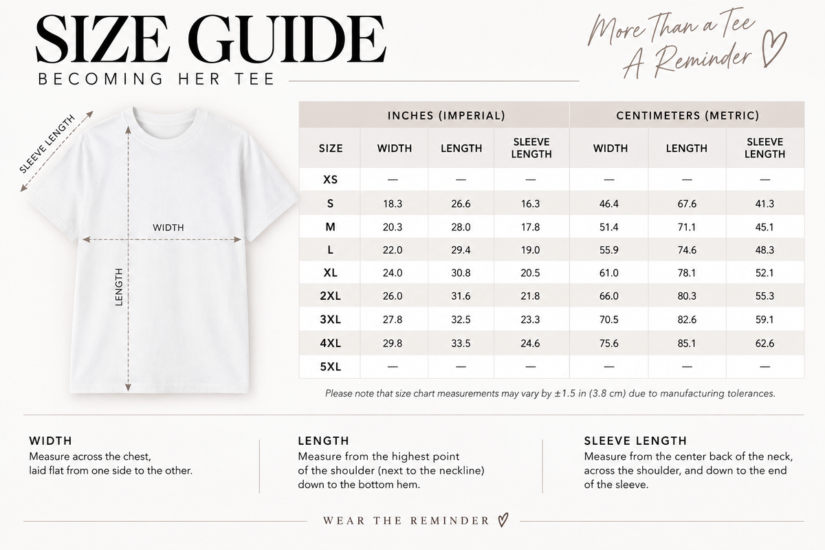 The Becoming Her Tee
